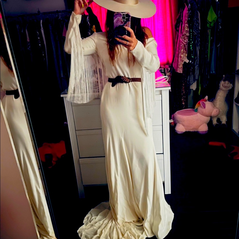 Chantel Lauren Dallas Silk Wedding Gown